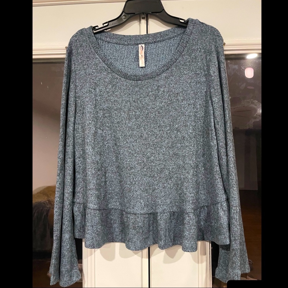 Blue along Sleeve